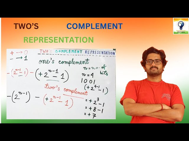 Two's complement representation