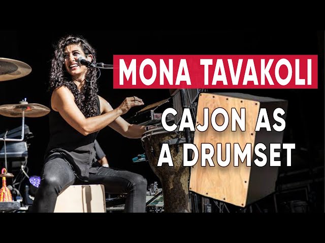 Usando un cajón como batería, por Mona Tavakoli. 🥁 (Lección de grooves y rellenos)