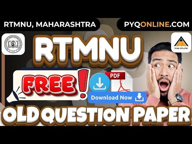RTMNU free previous year question paper download l rtmnuonline