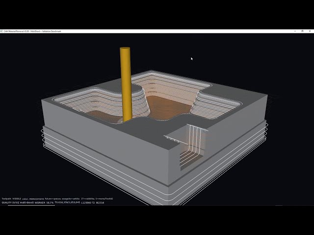 Python based CNC 5-axis Material Removal Simulator