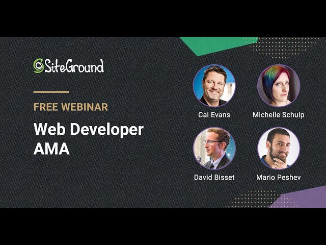 Web Developer AMA | Webinar