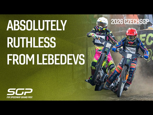 Andzejs Lebedevs Was NOT Holding Back! | 2026 CzechSGP | FIM Speedway Grand Prix