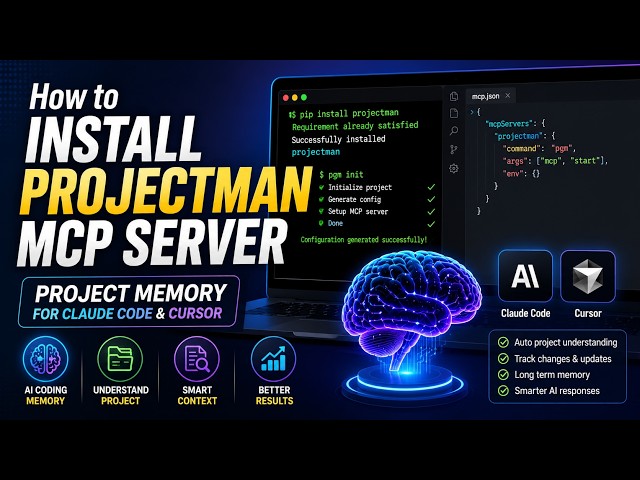 How to Install Projectman MCP Server | Project Memory for Claude Code & Cursor