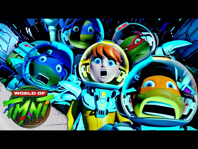 The Ninja Turtles Fight Alien Zombies in Outer Space! 🧟 | TMNT (2012)