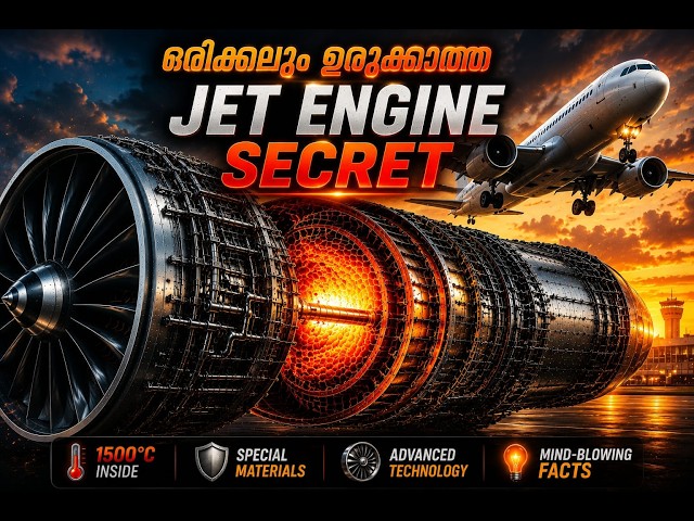 ₹500 കോടി വിലയുള്ള Jet Engine എങ്ങനെ പ്രവർത്തിക്കുന്നു?😱 Jet Engine Secrets You Never Knew!🔥