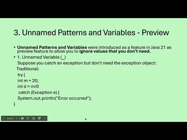 Java 21 Unnamed Patterns And Variables