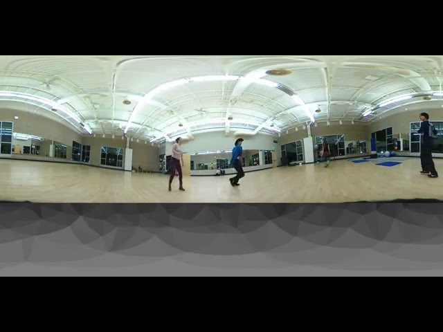 Toes line dance (360-degree panorama) at Sonoma State Line Dance Club