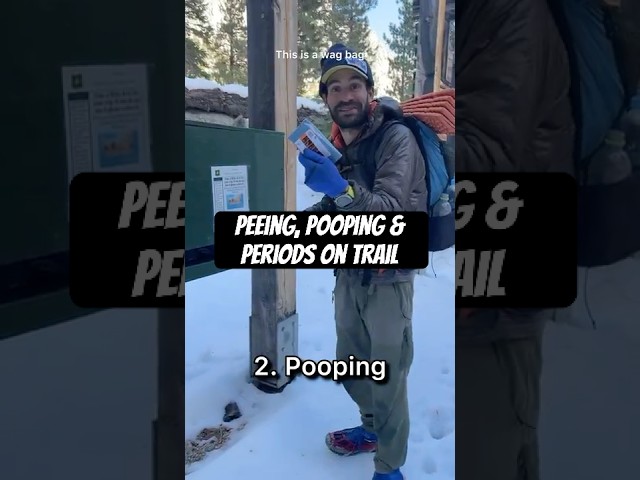 Peeing, Pooping, and Periods on Trail!