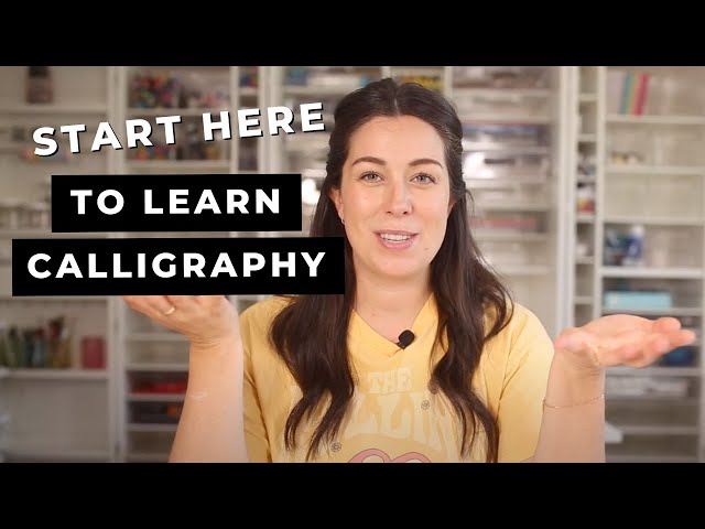 The FIRST 3 Things You Need to Know to Learn Calligraphy