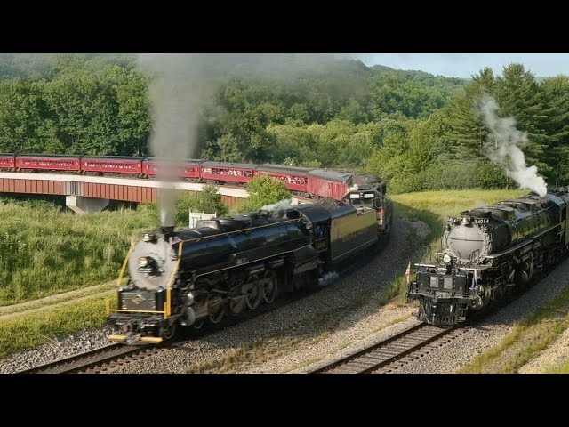 [4K] Big Steam Trains