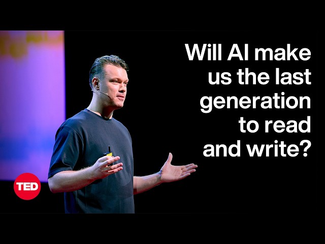 Will AI Make Us the Last Generation to Read and Write? | Victor Riparbelli | TED