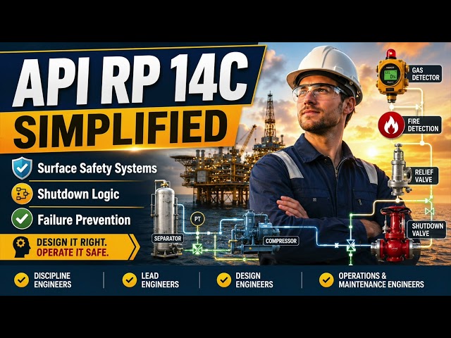 API RP 14C Simplified: Offshore Surface Safety Systems, Shutdown Logic and Failure Prevention