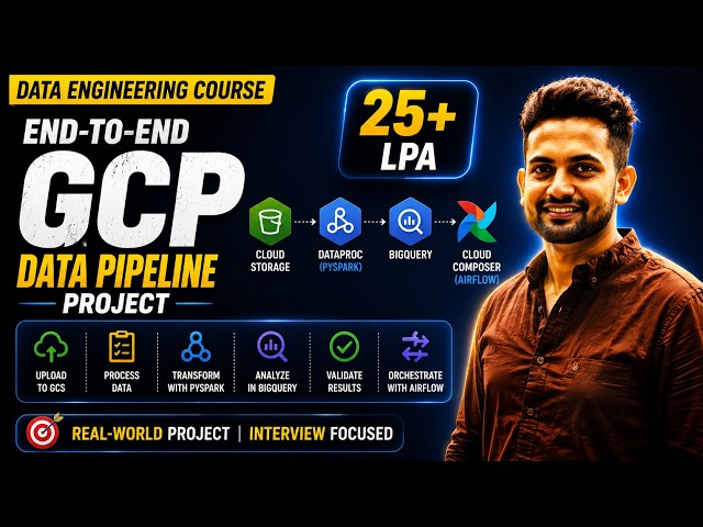 End-to-End GCP Data Pipeline Project | Airflow + Dataproc +BigQuery|Data Engineering