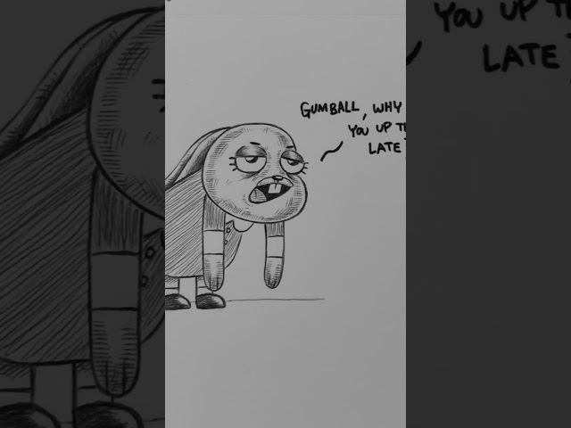 The Watterson’s have an intruder #analoghorror #shortsfeed #shortvideo #drawing #art