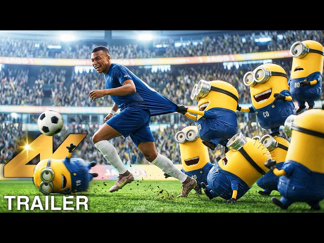 MINIONS AND MONSTERS "Mbappe & Minions Play Football" Trailer TV Spot 5 (4K ULTRA HD) 2026 MINIONS 3