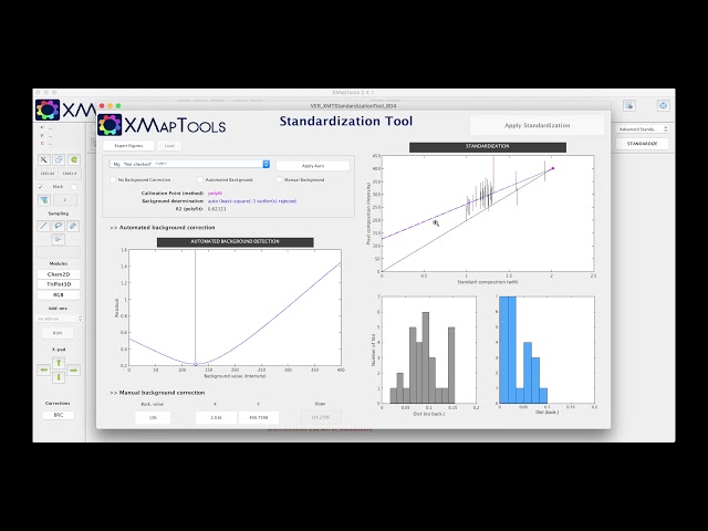[Discontinued] XMapTools Tutorial - Advanced standardisation function (XMapTools 2.4)