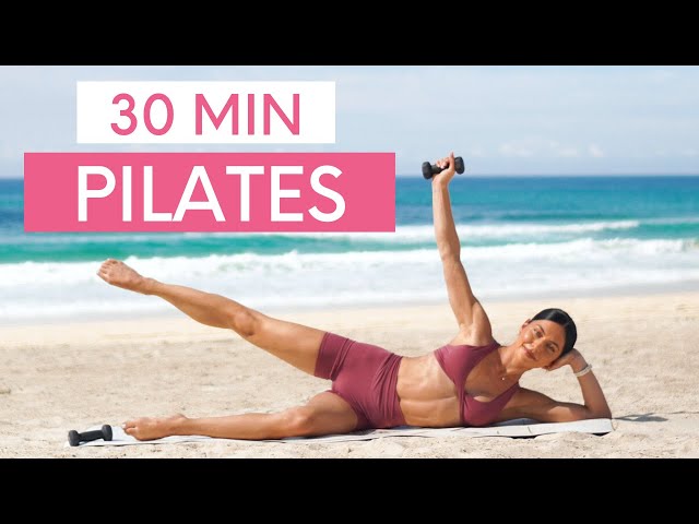 30 MIN FULL BODY WORKOUT || Power Pilates With Weights (Moderate)
