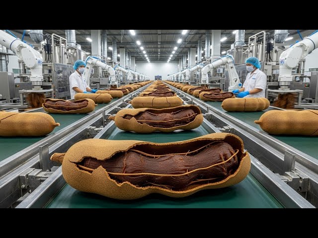 Inside a Modern Tamarind Factory From Raw Tamarind Pods to Concentrated Paste Full Process