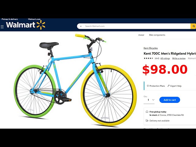 Walmart - $98 - Kent Ridgeland bike review