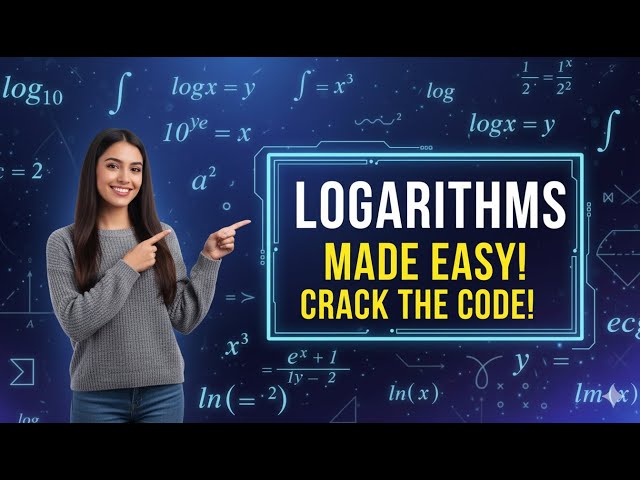 Logarithms Explained Simply | Step-by-Step Math Lesson for High School Students