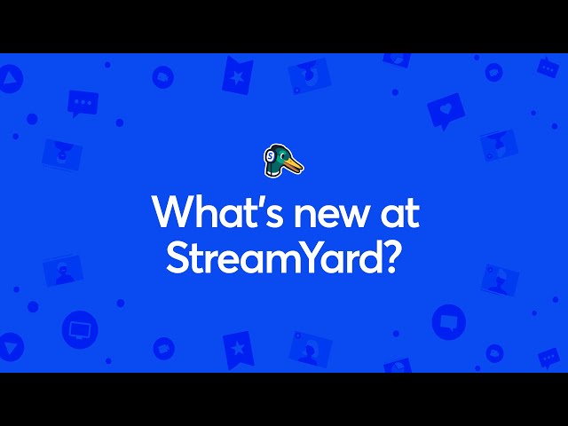🎬 What’s new at StreamYard: November recap