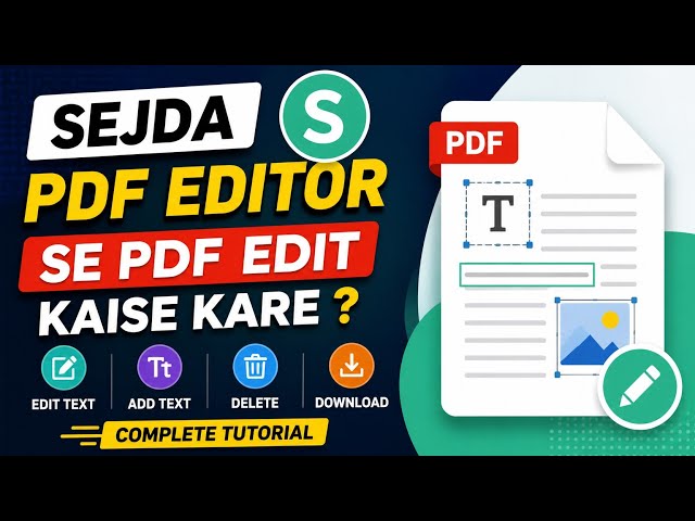 How to Edit PDFs with Sejda PDF Editor | How to Edit PDFs using Sejda PDF Editor #sejda #techtips