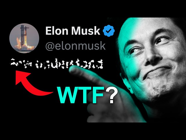 Elon’s Cryptic Post Will BLOW YOUR MIND (if you understand it)