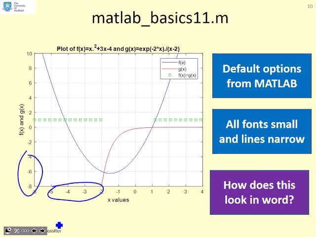 Matlab Basics 11 - producing figures for reports and posters