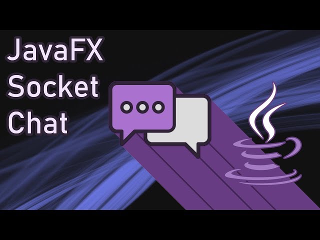 a better chat in JavaFX + Socket