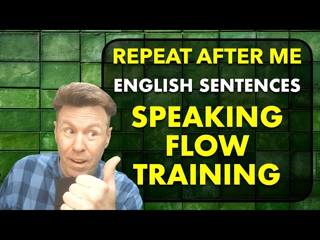 Repeat-After-Me English Speaking Training