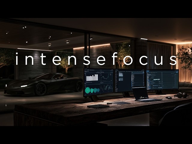Deep Work Music for Intense Focus • Zero Distractions for Study and Work — Steady Flow All Session