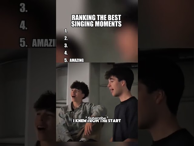 RANKING THE BEST ✨ SINGING MOMENT'S 😍✅#shorts