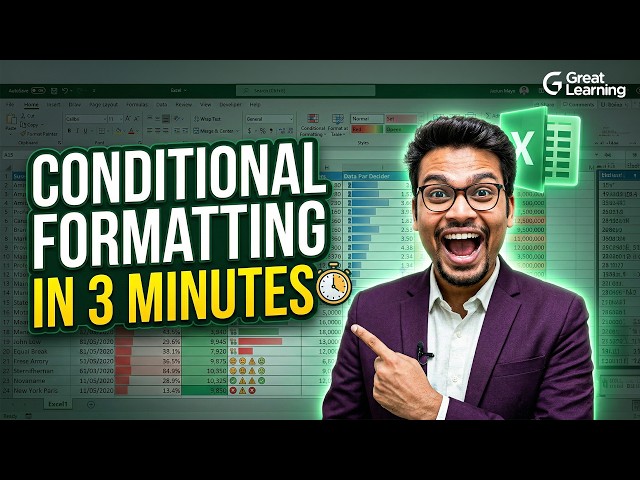 Excel Conditional Formatting in 3 Minutes (Highlight ANY Value Fast!)
