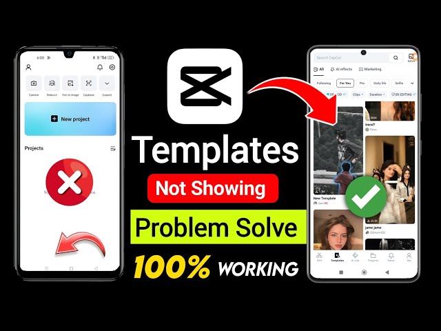 Capcut Template Not Showing 2026 | Fix Template Not Showing In Capcut | Capcut Template Problem