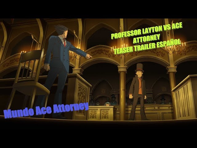 Professor Layton vs Phoenix Wright Teaser Trailer (Sub. Español)
