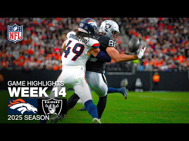 Denver Broncos vs Las Vegas Raiders Game Highlights | 2025 NFL Season Week 14