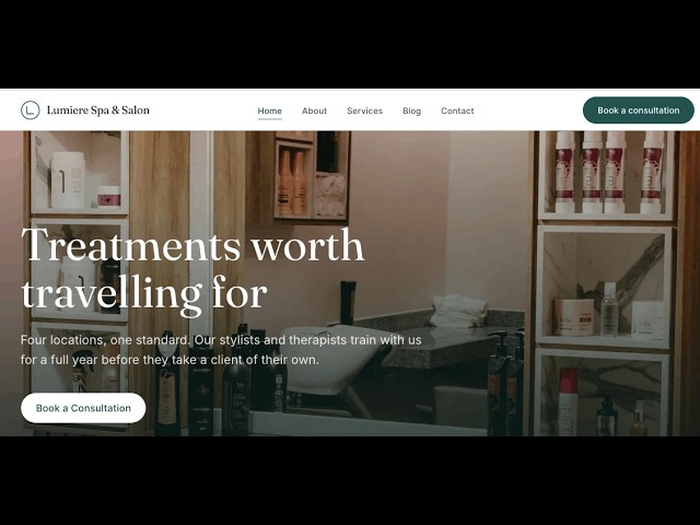 I just built a salon website that doesn't need a developer😍
