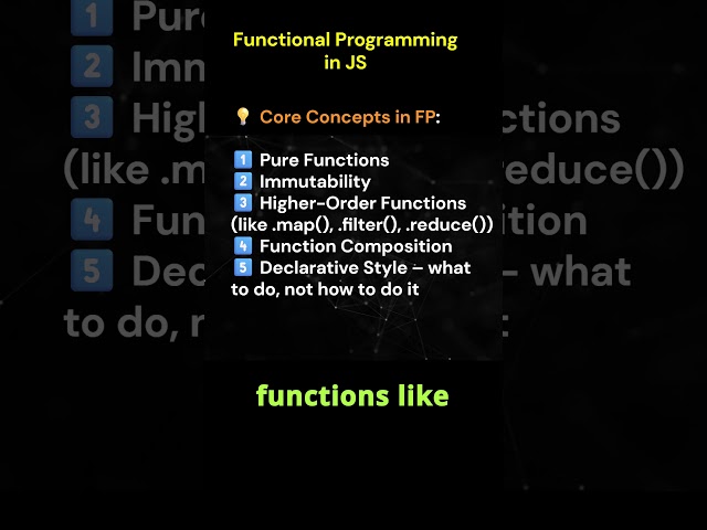 functional programming javascript #70/100 #jsshorts #javascriptinterview
