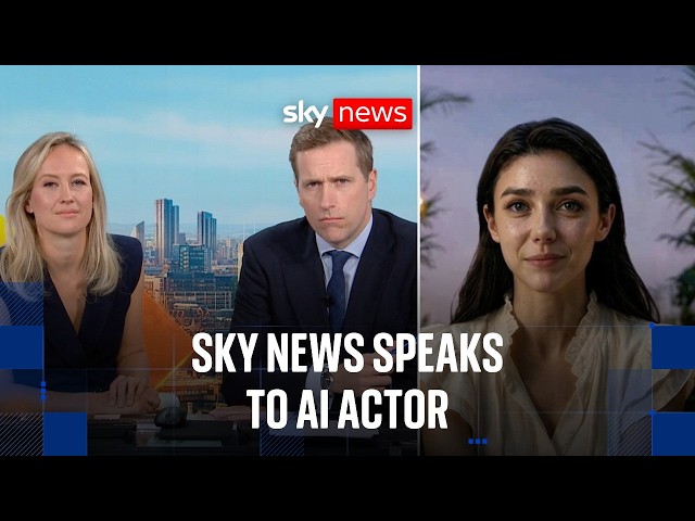 AI actor Tilly Norwood tells Sky News she is not designed to replace real people