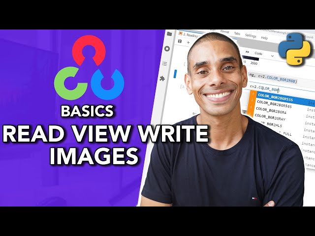 How to Read, View and Export Images using OpenCV for Python // OpenCV for Beginners