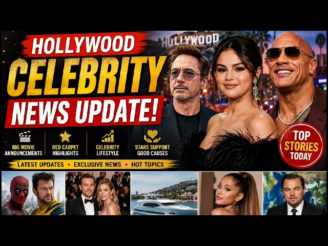 Hollywood Celebrity News Today | Latest Gossip & Entertainment Updates 2026