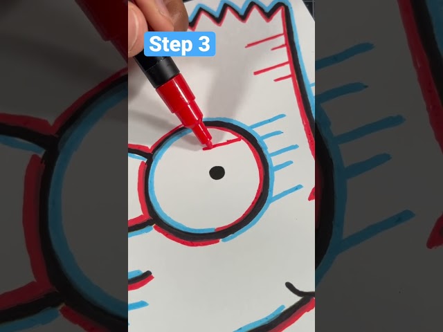How to Draw Glitch Art! 😍 | Easy Tutorial #shorts #art #drawing