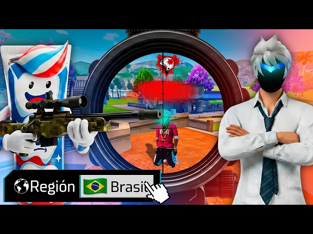 JUGUE POR PRIMERA VEZ EN LA REGION BRASIL 😱🇧🇷 FREE FIRE