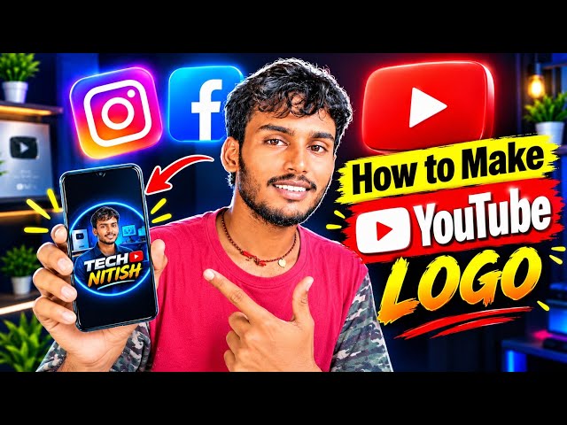 How to Make YouTube Logo on Mobile 🔥 | Create a Professional YouTube Logo Using Only Your Phone