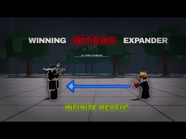 Winning every Duel with Hitbox Expander Script | TSB | THE STRONGEST BATTLEGROUND #tsb