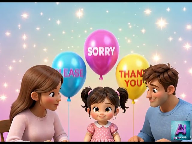 3 Magic Words for Kids | Please, Sorry & Thank You | Good Manners for Babies & Toddlers