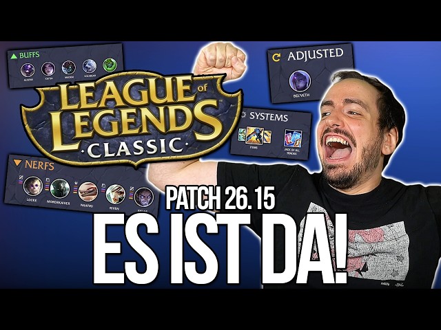 League Classic and Aegis of Valor Change | Patch Notes 26.15 Rundown