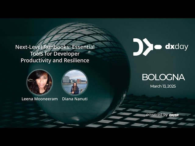 Essential Tools for Developer Productivity and Resiliencet | L. Mooneeram & D. Nanuti | dxday 2025