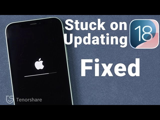 What Do I Do if My iPhone Stuck while Updating to iOS 15/iOS 16/iOS 17/iOS 18