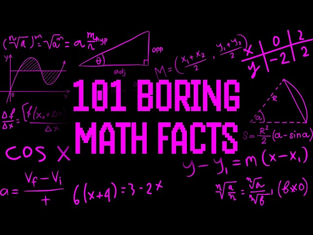 101 Facts About Math Explained For Sleep